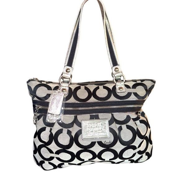 ▶️ Coach ◀️ Poppy Large Pop Op 🔥3 NICE Hang Tags Included - Picture 14 of 17